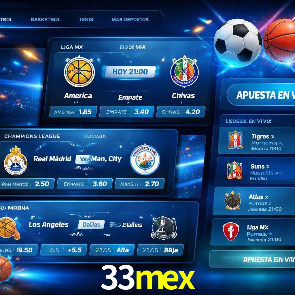Mercados de apuestas deportivas 33mex para jugadores en México